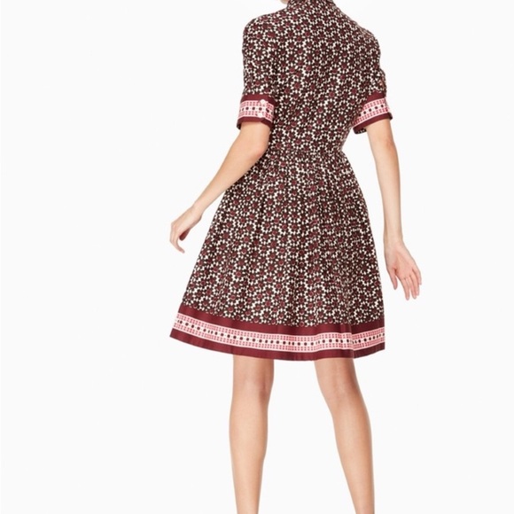 (SOLD) NWOT Kate Spade Elegant Patterned Dress - Picture 5 of 5